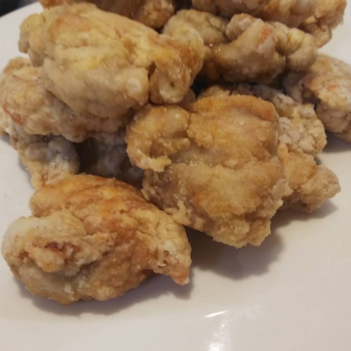 絶品 カリカリじゅわー鶏塩唐揚げ